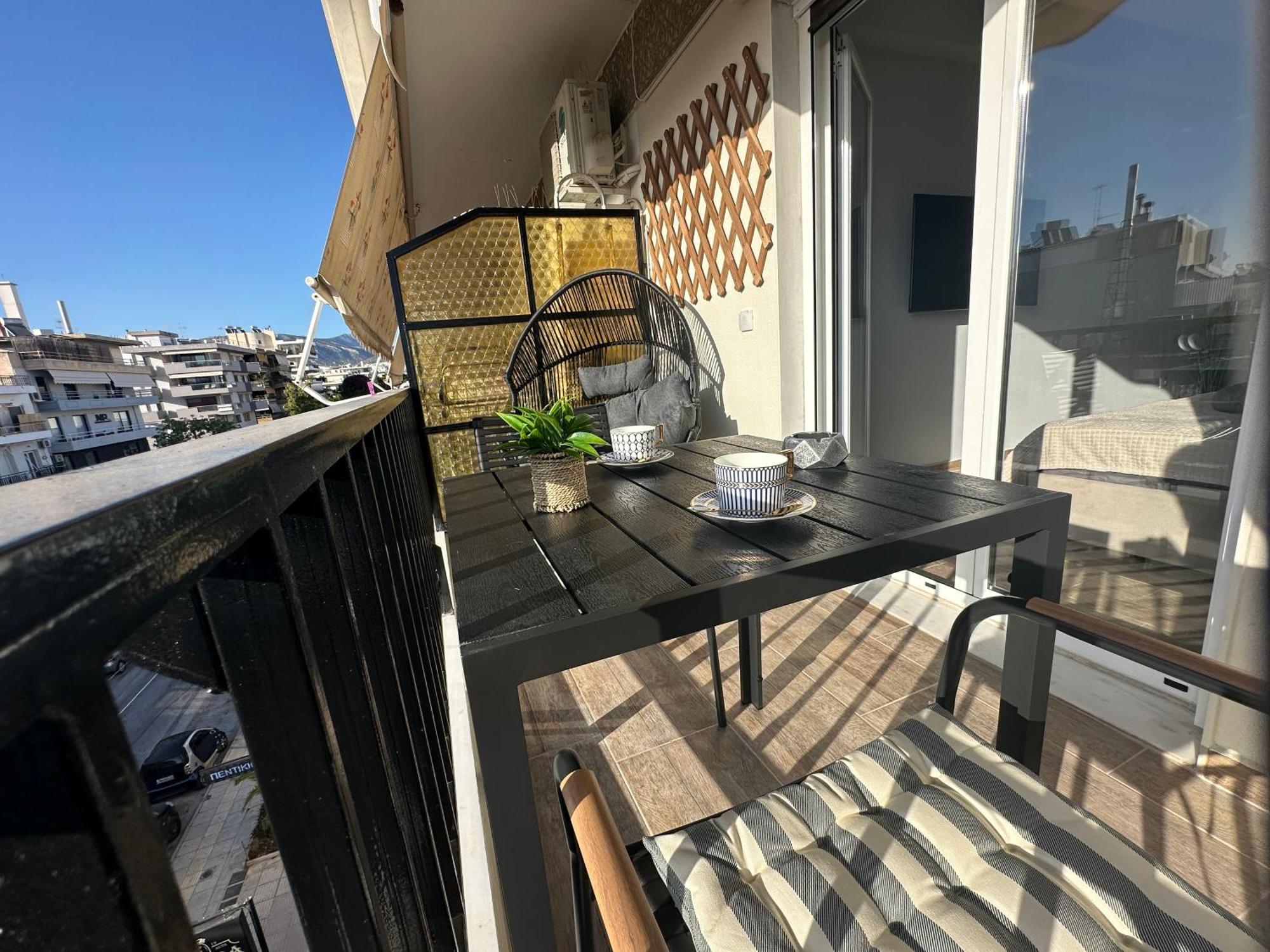 Glyfada Sunset Seaview Cozy Apartment A أثينا المظهر الخارجي الصورة
