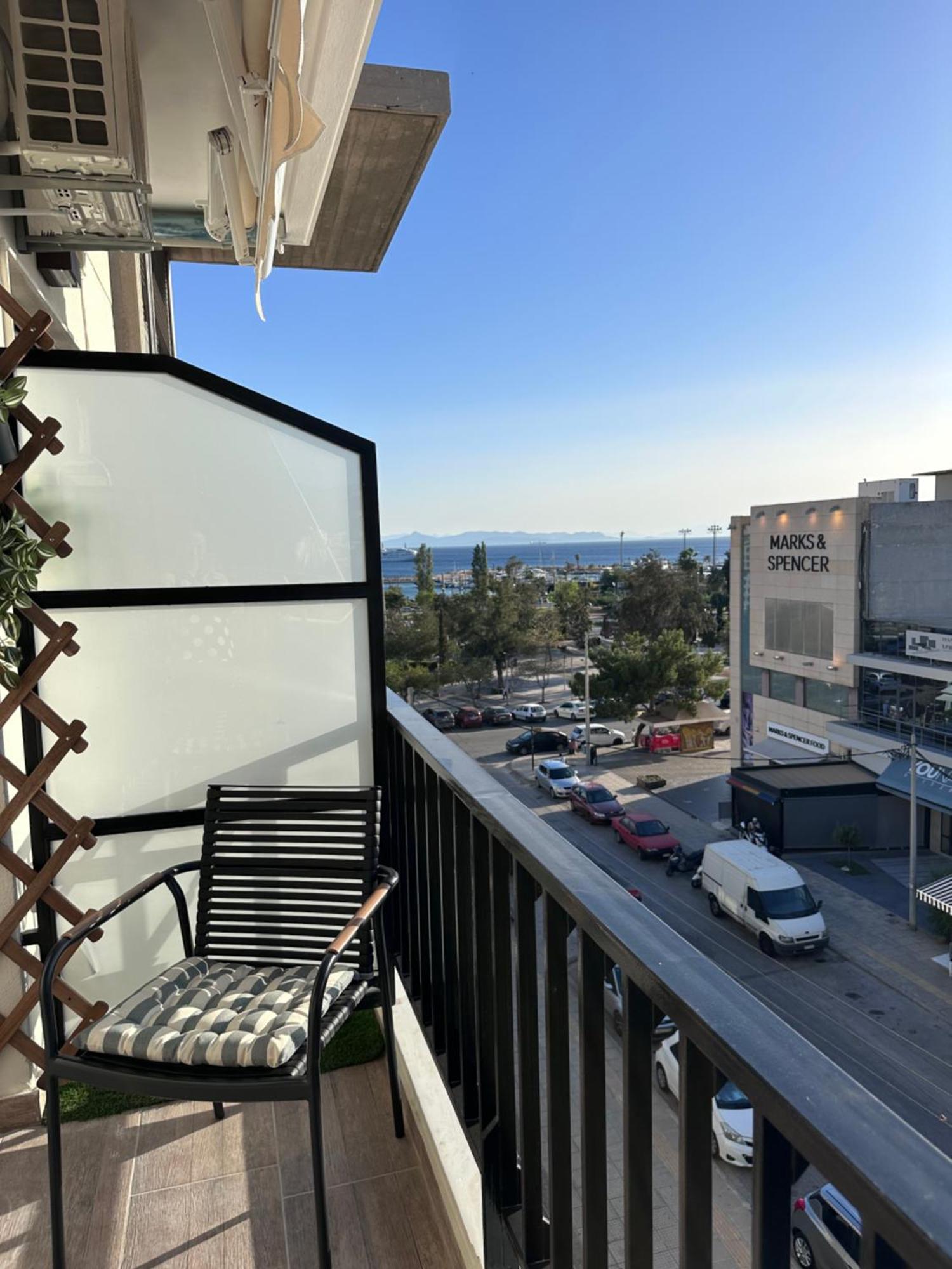 Glyfada Sunset Seaview Cozy Apartment A أثينا المظهر الخارجي الصورة